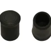 4 calzanti in gomma 20 mm nero