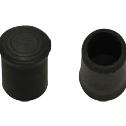 4 calzanti in gomma 20 mm nero