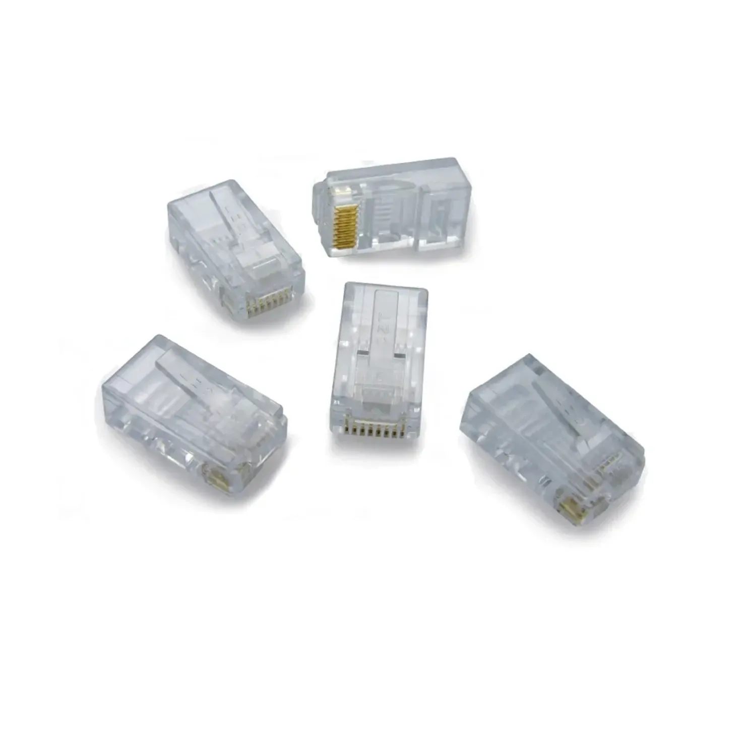 4 connettori RJ45 spina di rete