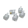 5 connettori telefonici RJ11 6p/4C