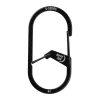 1 g-series moschettone a doppia camera in acciaio inox nero