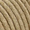 3 m cavo tessile rotondo 2 x 0,75 mm² juta