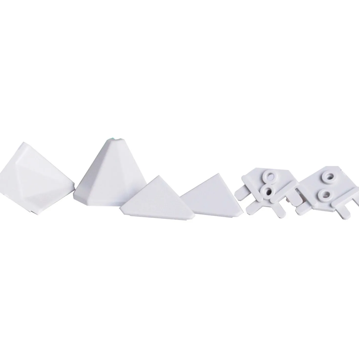 Accessori per alzatina pannellabile grigio 6 pz