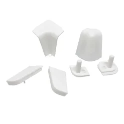 Accessori per alzatina rettangolare bianca 6 pz