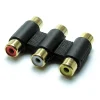 Adattatore 3 RCA femmina - femmina