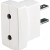 Adattatore da viaggio spina 10 A 2P standard americano e presa 10 A