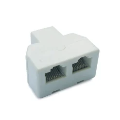 Adattatore rete RJ45 1 femmina / 2 femmine