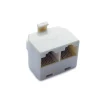 Adattatore rete RJ45 1 maschio / 2 femmine