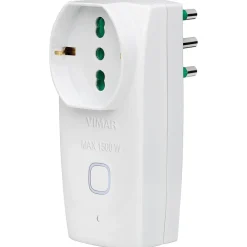 Adattatore S17 universale Vimar con interruttore WiFi Smart Home bianco