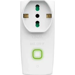 Adattatore S17 universale Vimar con interruttore WiFi Smart Home bianco