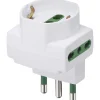 Adattatore sfalsato verticale Vimar S17+2P17/11+ bianco