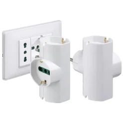 Adattatore sfalsato verticale S17+3 universale Vimar
