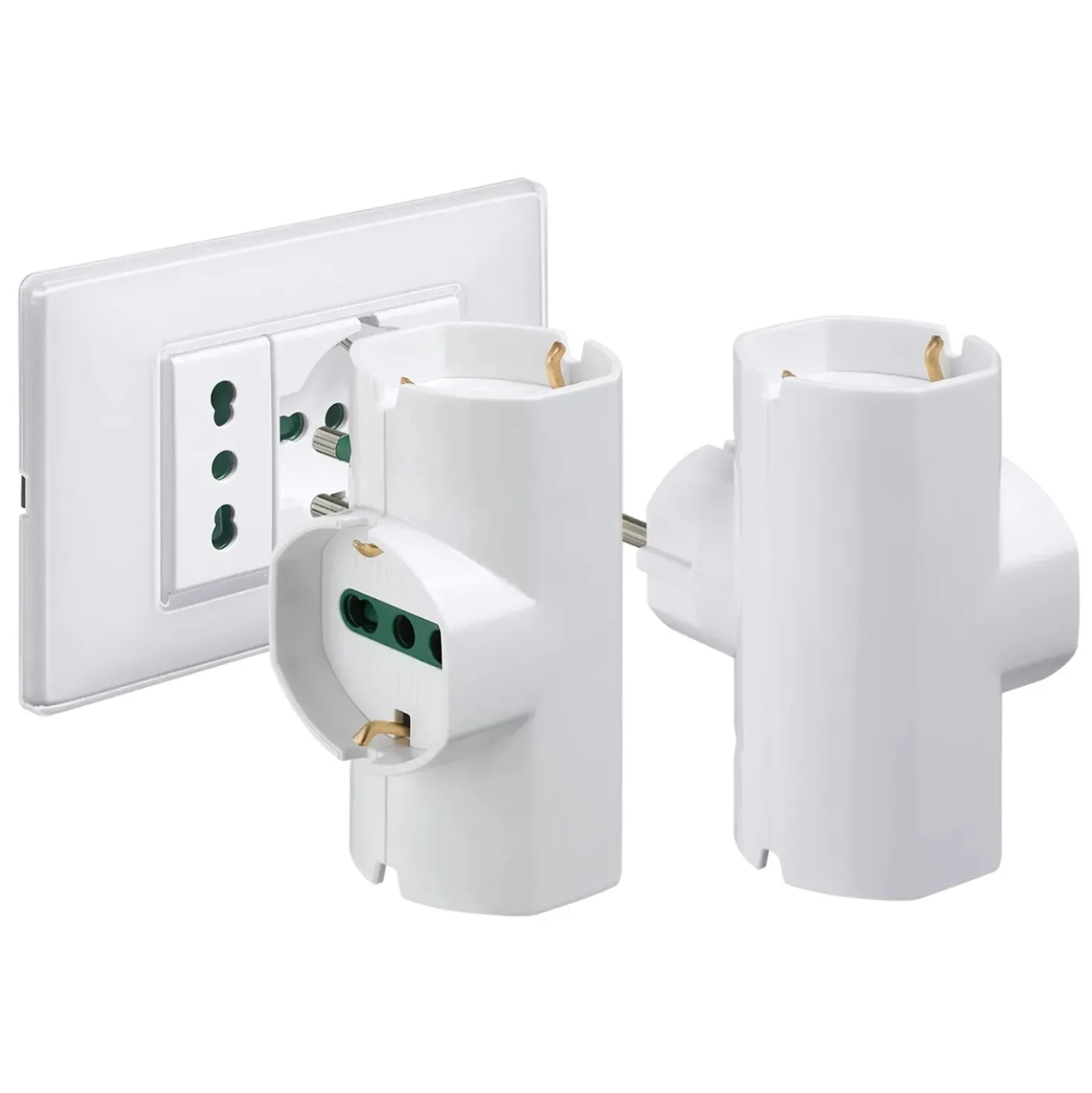 Adattatore sfalsato verticale S17+3 universale Vimar