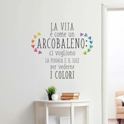 Adesivo da parete Arcobaleno 47x67 cm