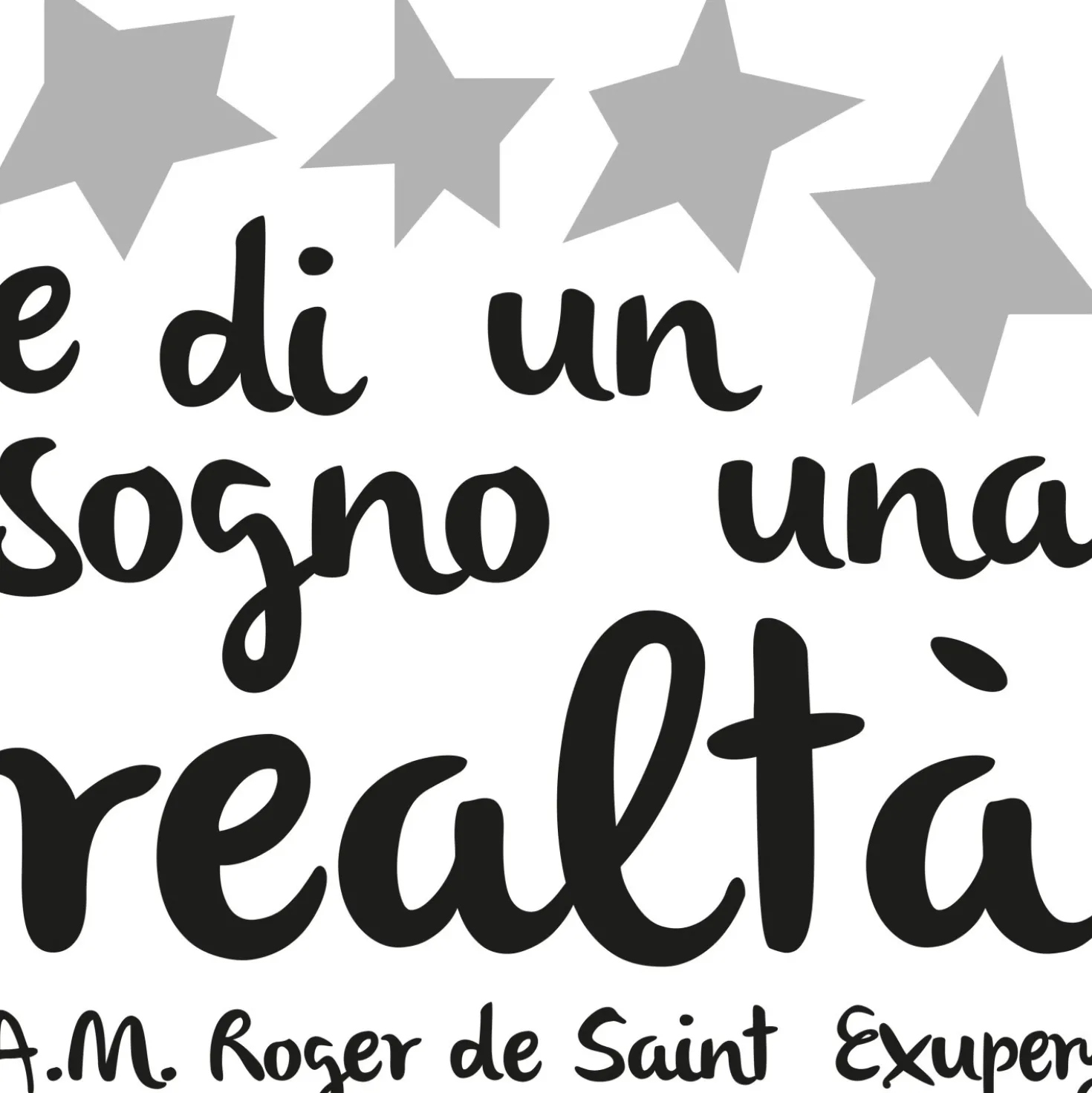 Adesivo da parete Sogno e realtà 2 fogli 31x31 cm