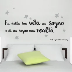 Adesivo da parete Sogno e realtà 2 fogli 31x31 cm