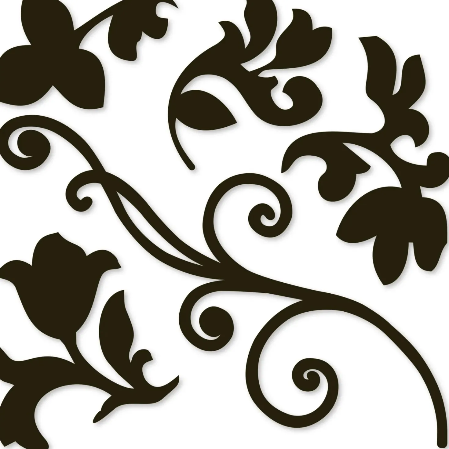 Adesivo decorativo in gomma Arabesque 31x31 cm
