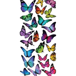 Adesivo decorativo per oggetti Butterfly 15x31 cm