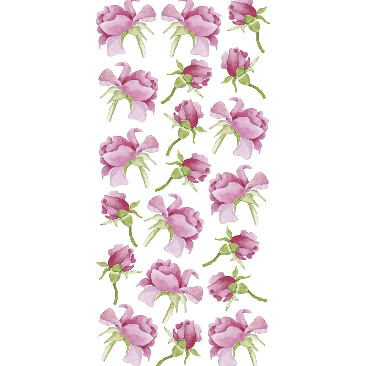 Adesivo decorativo per oggetti Roses 15x31 cm