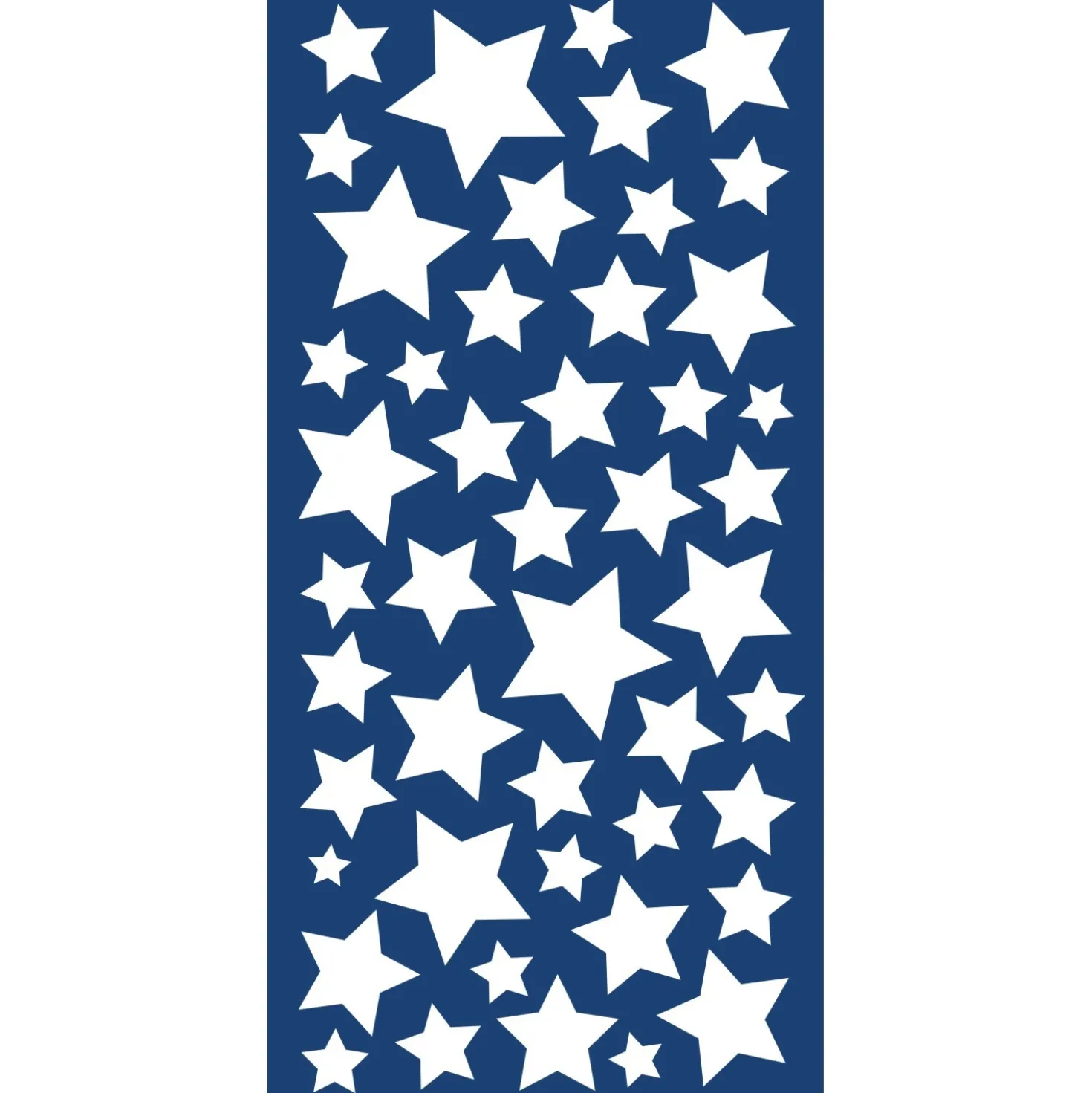 Adesivo decorativo per parete Stelline fosforescenti 2 fogli 15x31 cm