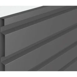 Aiuola rialzata Biohort 77x102x53 cm Grigio scuro metallizzato