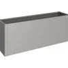 Aiuola rialzata in metallo Biohort grigio quarzo metallizzato 77x201x53 cm