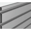 Aiuola rialzata in metallo Biohort grigio quarzo metallizzato 77x102x53 cm