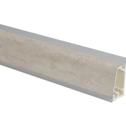 Alzatina per cucina in alluminio rivestita travertino sardo 3 m