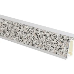 Alzatina per cucina in alluminio rivestita granito 1 m