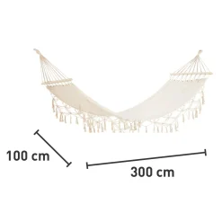 Amaca in cotone sabbia 300x100 cm