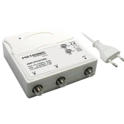 Amplificatore segnale TV VHF/UHF regolabili 1 ingresso 2 uscite