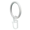 Anello tondo con gancio per scorrimento bastone tenda avorio Ø 3,2 cm 8 pz