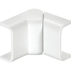 Angolo variabile interno per canale 20 mm x 10 mm a 1 via bianco 1 pz