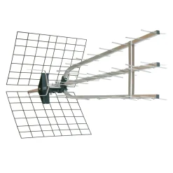 Antenna UHF Metronic 37 el. 5G Trinappe + amolificatore 45 db connettore F