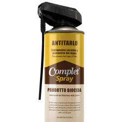Antitarlo Complet®biocida curativo/protettivo del legno 400 ml multigetto