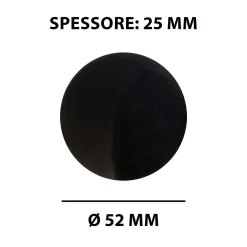 Antivibranti adesivi neri in gel 52x25 mm 2 pz