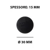 Antivibranti adesivi neri in silicone Ø 3 cm 4 pz