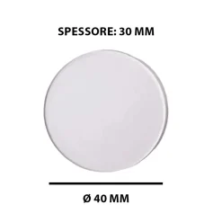 Antivibranti adesivi trasparenti Ø 4 cm 4 pz