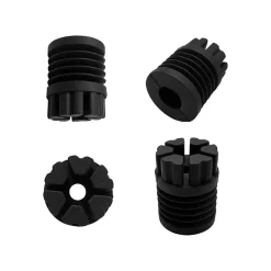 Antivibranti neri gel silicone 4 pz
