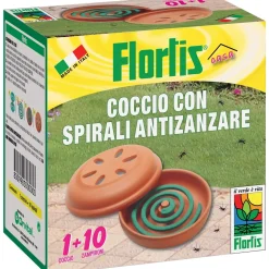 Antizanzare Coccio portaspirali con 10 spirali