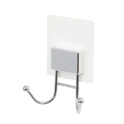 Appendiabiti doppio Bestlock Magic in metallo cromato