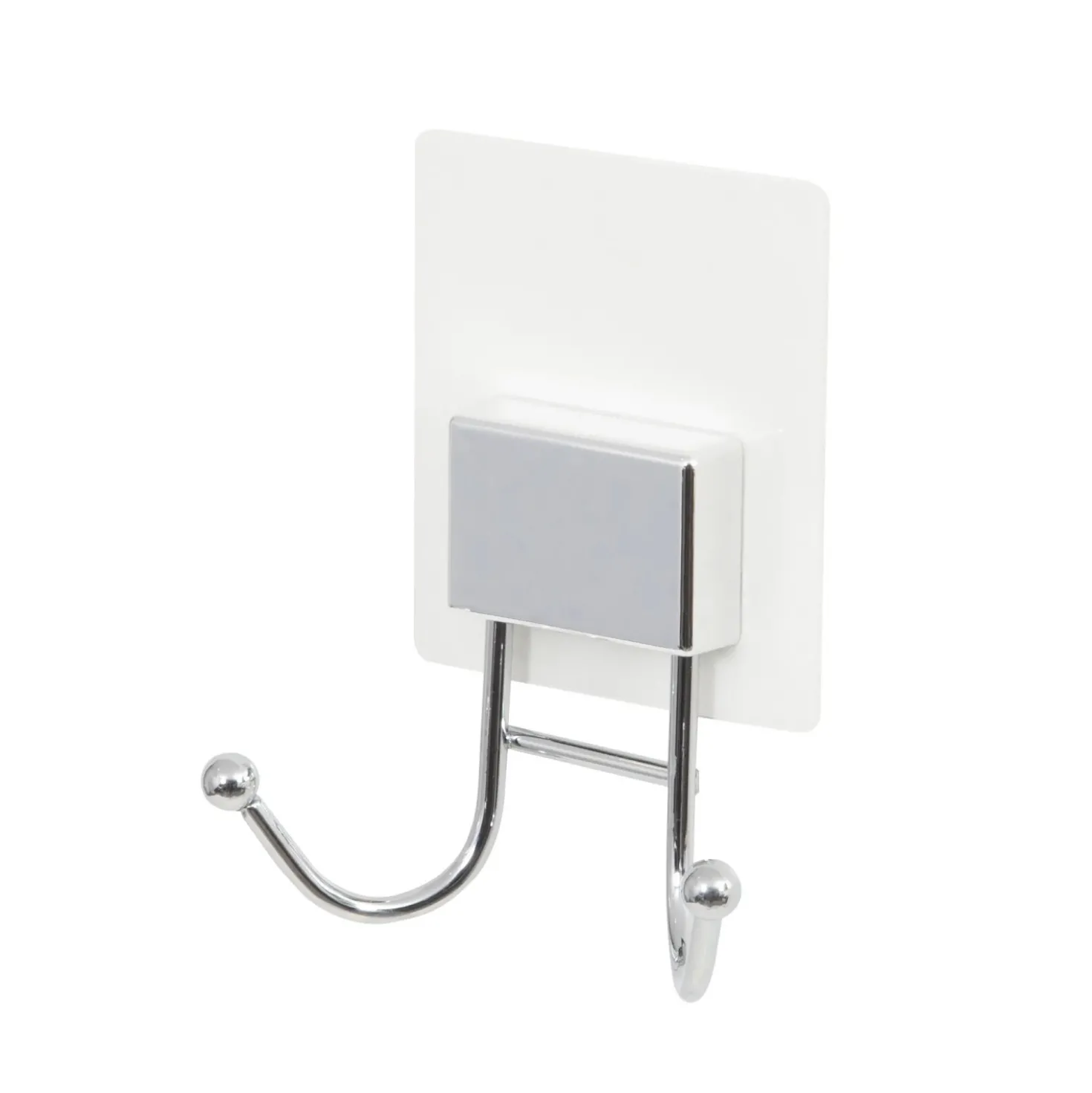 Appendiabiti doppio Bestlock Magic in metallo cromato