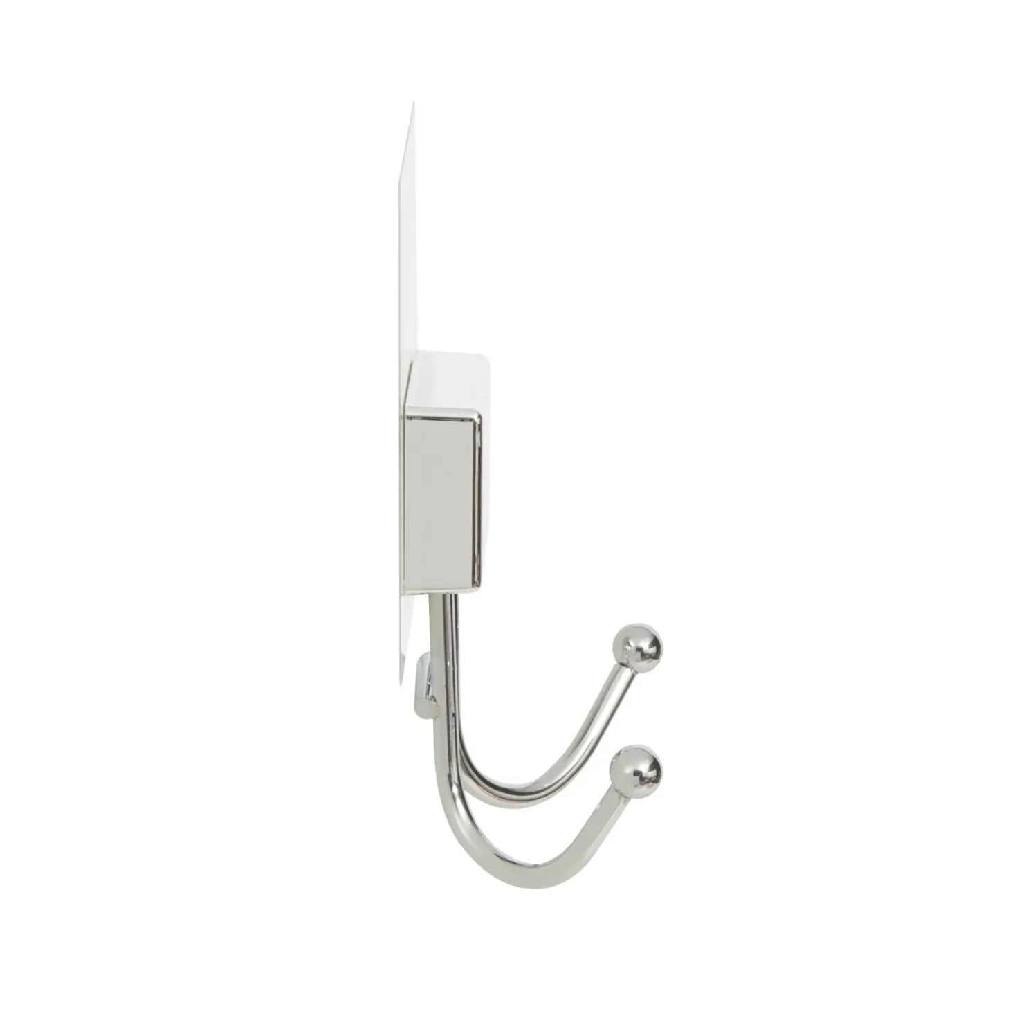 Appendiabiti doppio Bestlock Magic in metallo cromato