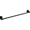 Appendino asciugamani da parete Idrostile 600x50 mm Nero