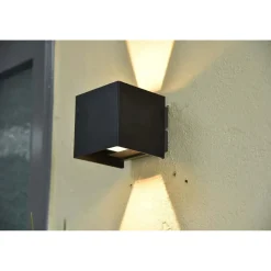 Applique a LED da esterno Quadra 500 lm bianco neutro 100x98x112 cm