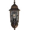 Applique da esterno up in alluminio Volturno E27 IP44 H 41 cm
