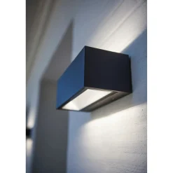 Applique da parete da esterno Gemini Smart Home 17 W 900 lm RGB antracite
