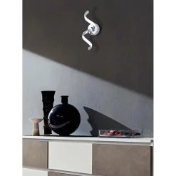 Applique da parete LED in alluminio Evelin 8 W 3000-4000-6000K cromo