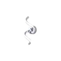 Applique da parete LED in alluminio Evelin 8 W 3000-4000-6000K cromo