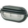Applique da parete Sovil Palpebra da esterno E27 max.60 W nero